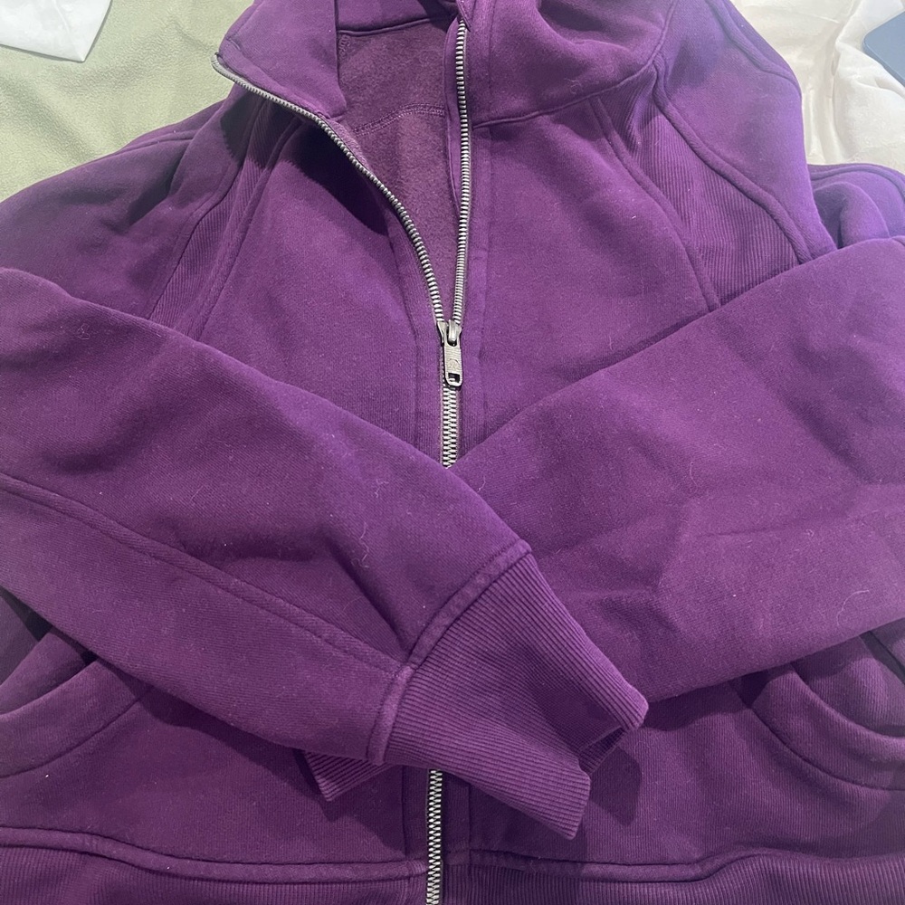 Lululemon preloved Purple full Zip Hoodie